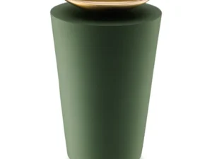 A1070 Crescent Tall Standard Adult Urn Sage Green & Bru Gold - Image 1