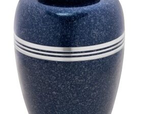 A212 Classic Standard Adult Urn Speckled Indigo & Bru Pewter