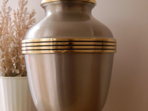 A251 Elegant Standard Adult Urn Bru Pewter - Image 1