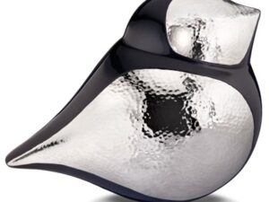 A560 SoulBird Standard Adult Urn Midnight & Hmd Silver - Image 1