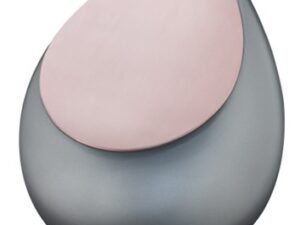 A584 Drop Standard Adult Urn French Grey & Bru Rose Gold - Image 1