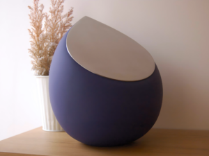 A586 Drop Standard Adult Urn Navy & Bru Pewter - Image 2