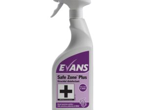 Evans Safe Zone Plus Virucidal Disinfectant 750ml RTU case of 6